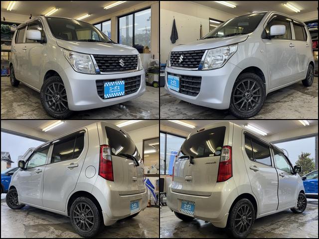 ワゴンＲ ＦＸ　禁煙車・Ｆドラレコ・シートヒーター・ＥＴＣ・ナビ品番（ＡＶＩＣ－ＲＺ０３）・スペアキー・キーレスエントリ－・社外品１４センチアルミホイル（44枚目）