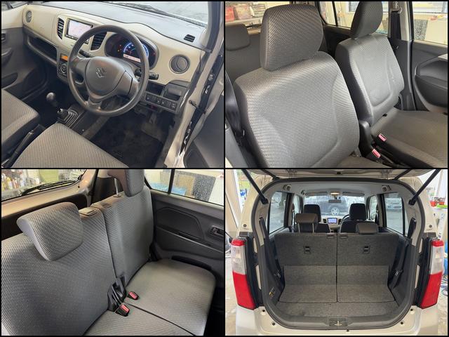 ワゴンＲ ＦＸ　禁煙車・Ｆドラレコ・シートヒーター・ＥＴＣ・ナビ品番（ＡＶＩＣ－ＲＺ０３）・スペアキー・キーレスエントリ－・社外品１４センチアルミホイル（47枚目）