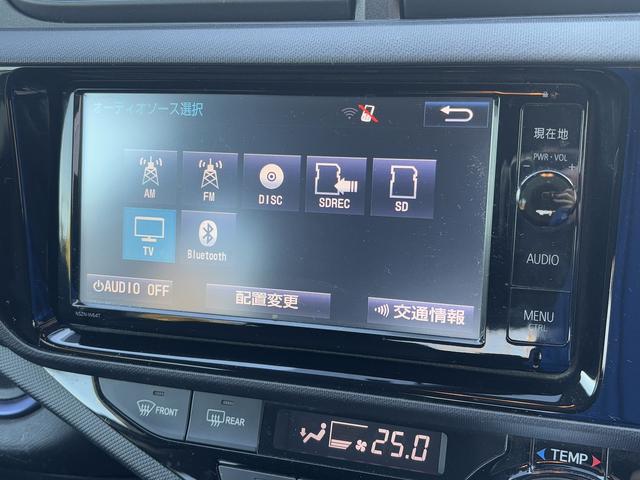 アクア S 禁煙車・F席シートヒ-タ-・LEDヘッドランプ・純正ナビ(NSZN-W64T)・Rカメラ・スマートキー・フルセグテレビ・キーレスエントリ-(39枚目)