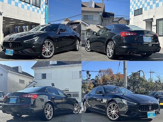 ギブリ S グランスポーツ 赤革シート・カーボンPKG・アクディブブレーキ・死角アシスト・BSM・F席パワーシート・Rカメラ・シートヒーター・パワーバックドア・スマートキー×2・禁煙車・純正HDDナビ・(44枚目)