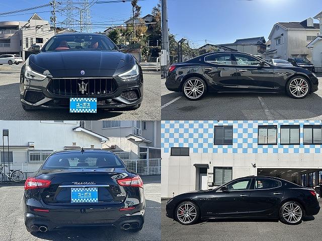 ギブリ S グランスポーツ 赤革シート・カーボンPKG・アクディブブレーキ・死角アシスト・BSM・F席パワーシート・Rカメラ・シートヒーター・パワーバックドア・スマートキー×2・禁煙車・純正HDDナビ・(45枚目)