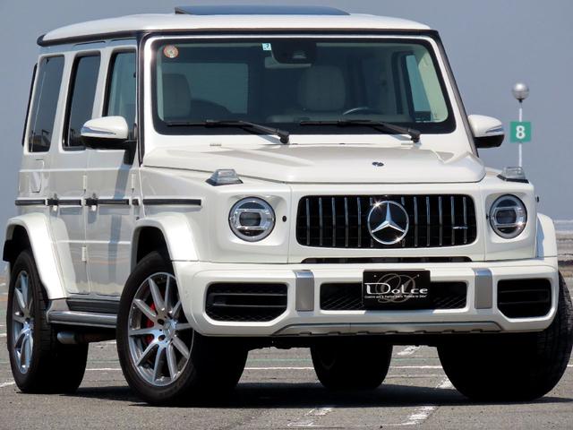 Ｇ６３　左ハンドル　ベージュ内装　レザーエクスクルーシブパッケージ　サンルーフ　ブルメスターサウンド　ダイナミックシート　アンビエントライト(2枚目)