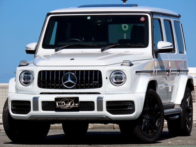 Gクラス G63 AMGレザーエクスクルーシブパッケージ Gmanufakturプログラム 後期用オリパスホワイト ディーラー車 ダイナミックシート マッサージ 21インチマットホイール(3枚目)