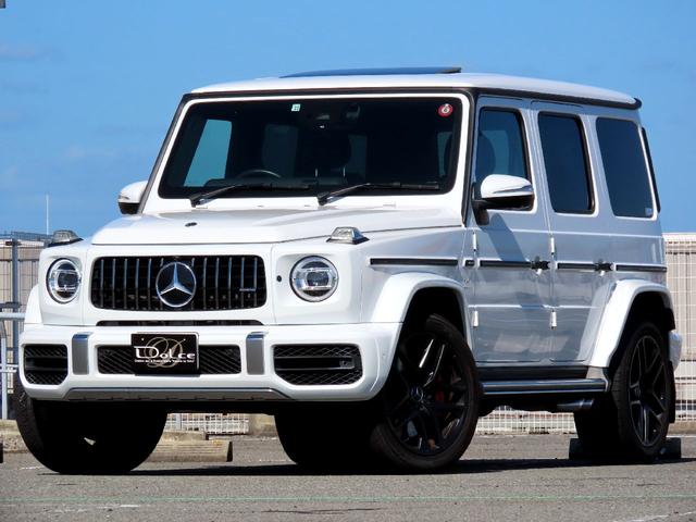 Gクラス G63 AMGレザーエクスクルーシブパッケージ Gmanufakturプログラム 後期用オリパスホワイト ディーラー車 ダイナミックシート マッサージ 21インチマットホイール(10枚目)