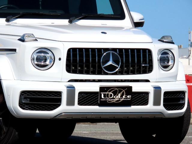 Gクラス G63 AMGレザーエクスクルーシブパッケージ Gmanufakturプログラム 後期用オリパスホワイト ディーラー車 ダイナミックシート マッサージ 21インチマットホイール(11枚目)