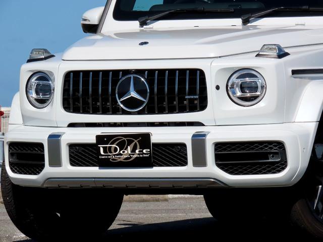 Gクラス G63 AMGレザーエクスクルーシブパッケージ Gmanufakturプログラム 後期用オリパスホワイト ディーラー車 ダイナミックシート マッサージ 21インチマットホイール(12枚目)
