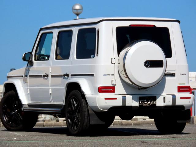 Gクラス G63 AMGレザーエクスクルーシブパッケージ Gmanufakturプログラム 後期用オリパスホワイト ディーラー車 ダイナミックシート マッサージ 21インチマットホイール(22枚目)