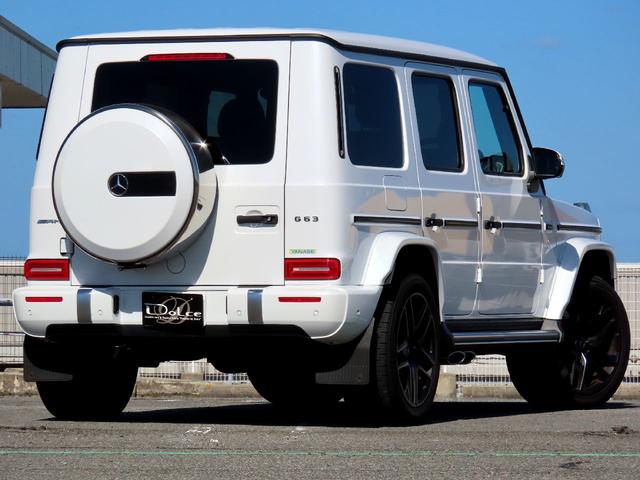 Gクラス G63 AMGレザーエクスクルーシブパッケージ Gmanufakturプログラム 後期用オリパスホワイト ディーラー車 ダイナミックシート マッサージ 21インチマットホイール(23枚目)