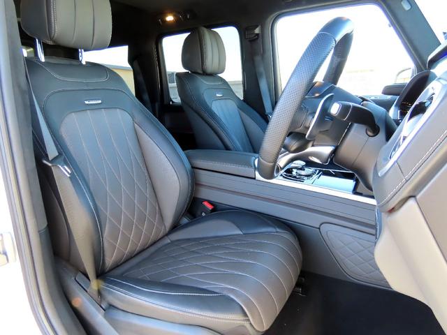 Gクラス G63 AMGレザーエクスクルーシブパッケージ Gmanufakturプログラム 後期用オリパスホワイト ディーラー車 ダイナミックシート マッサージ 21インチマットホイール(33枚目)
