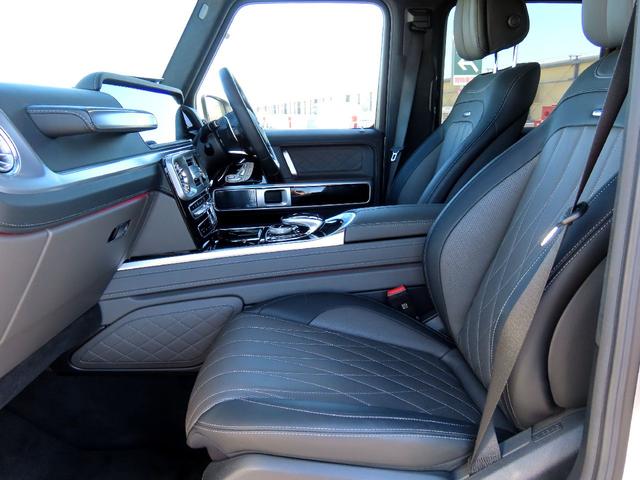Gクラス G63 AMGレザーエクスクルーシブパッケージ Gmanufakturプログラム 後期用オリパスホワイト ディーラー車 ダイナミックシート マッサージ 21インチマットホイール(37枚目)