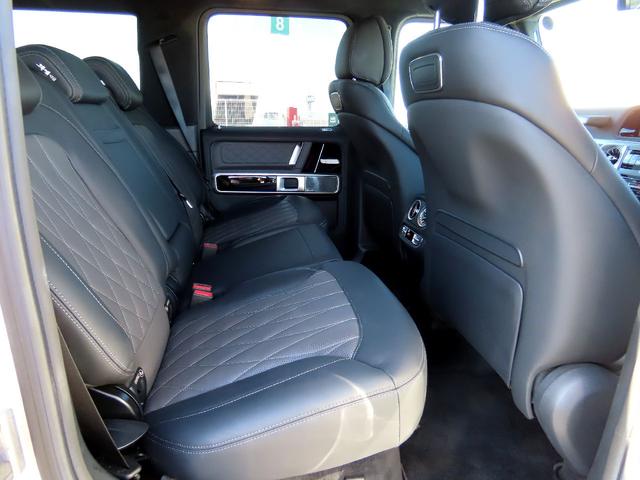 Gクラス G63 AMGレザーエクスクルーシブパッケージ Gmanufakturプログラム 後期用オリパスホワイト ディーラー車 ダイナミックシート マッサージ 21インチマットホイール(39枚目)