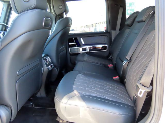 Gクラス G63 AMGレザーエクスクルーシブパッケージ Gmanufakturプログラム 後期用オリパスホワイト ディーラー車 ダイナミックシート マッサージ 21インチマットホイール(40枚目)