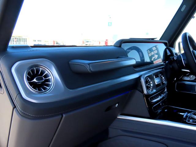 Gクラス G63 AMGレザーエクスクルーシブパッケージ Gmanufakturプログラム 後期用オリパスホワイト ディーラー車 ダイナミックシート マッサージ 21インチマットホイール(68枚目)