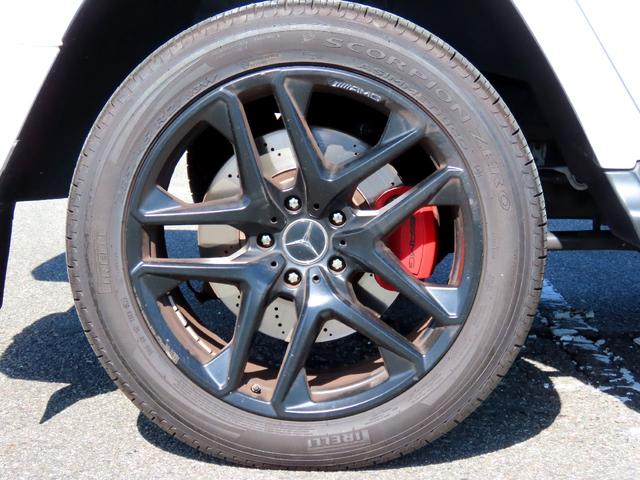 Gクラス G63 AMGレザーエクスクルーシブパッケージ Gmanufakturプログラム 後期用オリパスホワイト ディーラー車 ダイナミックシート マッサージ 21インチマットホイール(74枚目)