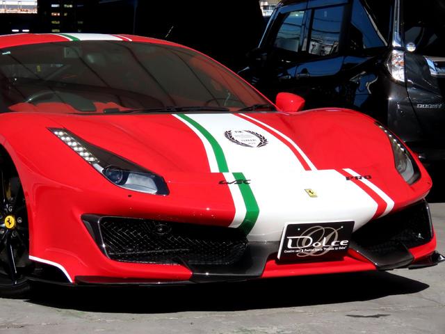 ４８８ピスタ ベースグレード　ユーザー買取車　右ハンドル　ディーラー車　ピロティステッカー　リフトアップ　ロールバー　鍛造アルミ　カーボンパーツ　スペーサー（15枚目）