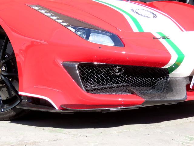 ４８８ピスタ ベースグレード　ユーザー買取車　右ハンドル　ディーラー車　ピロティステッカー　リフトアップ　ロールバー　鍛造アルミ　カーボンパーツ　スペーサー（16枚目）