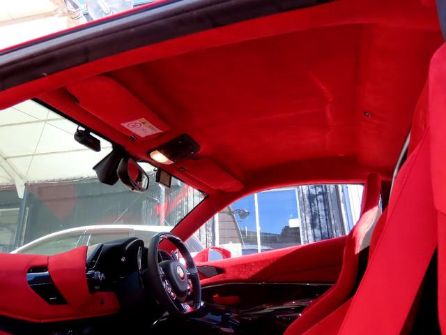 ４８８ピスタ ベースグレード　ユーザー買取車　右ハンドル　ディーラー車　ピロティステッカー　リフトアップ　ロールバー　鍛造アルミ　カーボンパーツ　スペーサー（51枚目）