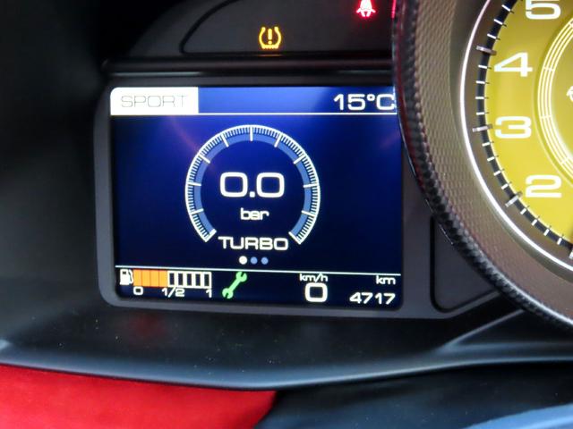 ４８８ピスタ ベースグレード　ユーザー買取車　右ハンドル　ディーラー車　ピロティステッカー　リフトアップ　ロールバー　鍛造アルミ　カーボンパーツ　スペーサー（66枚目）