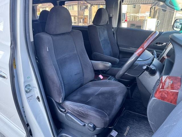 ヴェルファイア ２．４Ｚ　プラチナセレクションＩＩ　１オーナー　両側パワースライドドア　パワーバックドア　ワイパーデアイサー　アルパイン８インチナビＴＶ　バックカメラ　ＥＴＣ　アルパインフリップダウンモニター　ＴＥＩＮ車高調　社外１９アルミ（25枚目）