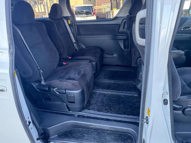 ヴェルファイア ２．４Ｚ　プラチナセレクションＩＩ　１オーナー　両側パワースライドドア　パワーバックドア　ワイパーデアイサー　アルパイン８インチナビＴＶ　バックカメラ　ＥＴＣ　アルパインフリップダウンモニター　ＴＥＩＮ車高調　社外１９アルミ（28枚目）