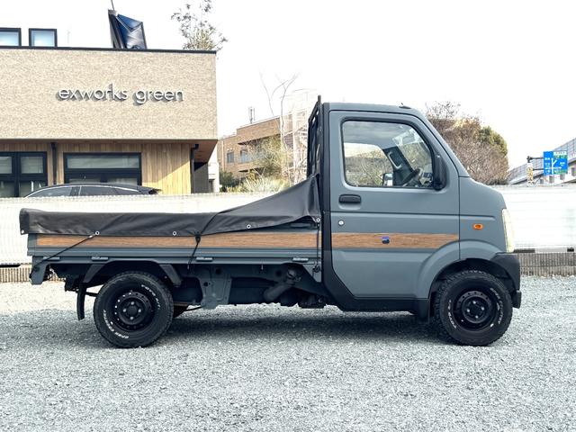 キャリイトラック KCエアコン・パワステ パートタイム4WD エアコン パワステ シートカバー オープンカントリーR/Tタイヤ ETC(10枚目)