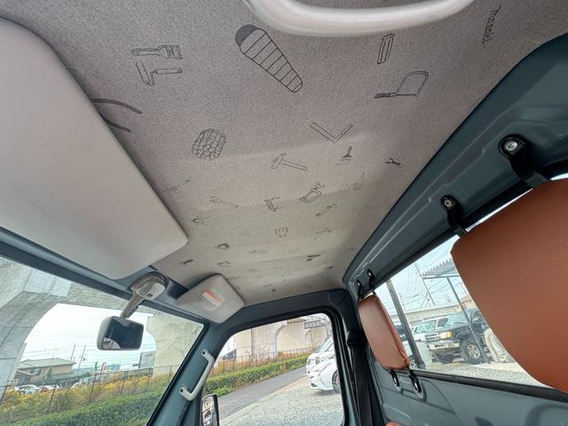 キャリイトラック KCエアコン・パワステ パートタイム4WD エアコン パワステ シートカバー オープンカントリーR/Tタイヤ ETC(31枚目)