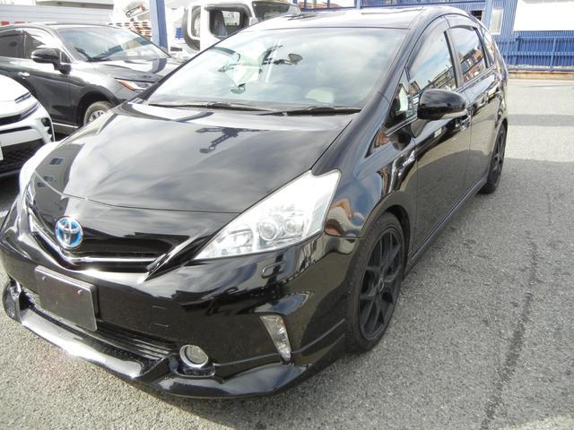 プリウスアルファ Ｇ　ＥＴＣ　ナビ　ＴＶ　オートクルーズコントロール　アルミホイール　ヘッドライトウォッシャー　スマートキー　電動格納ミラー　ＣＶＴ　盗難防止システム　衝突安全ボディ　記録簿　ＡＢＳ　ＣＤ　ＤＶＤ再生（12枚目）