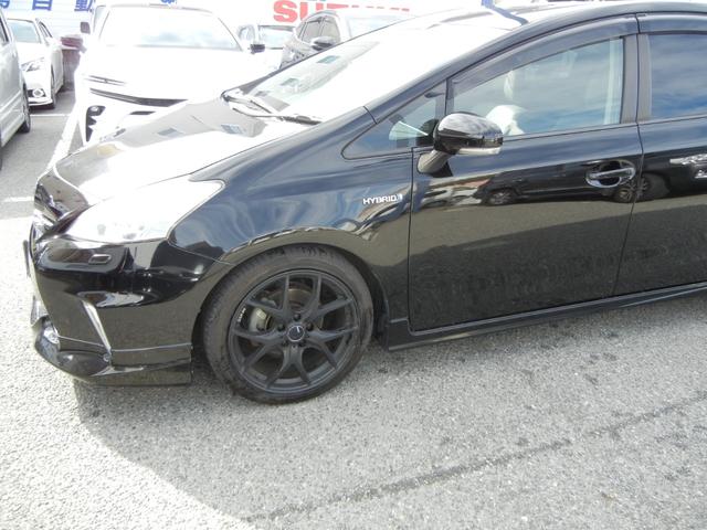 プリウスアルファ Ｇ　ＥＴＣ　ナビ　ＴＶ　オートクルーズコントロール　アルミホイール　ヘッドライトウォッシャー　スマートキー　電動格納ミラー　ＣＶＴ　盗難防止システム　衝突安全ボディ　記録簿　ＡＢＳ　ＣＤ　ＤＶＤ再生（18枚目）