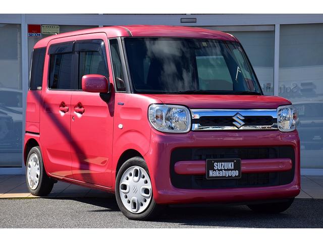 スペーシア ハイブリッドX 両側パワースライドドア スズキセーフティーサポート ケンウッドオーディオ シートヒーター サーキュレーター オートライト アイドリングストップ スマートキー&プッシュスタート(2枚目)