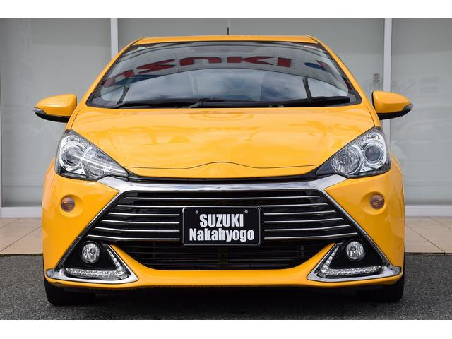 アクア G G’s ワンオーナー 純正ナビ バックカメラ フルセグTV G,z17インチアルミホイール ETC オートライト フォグランプ スマートキー&プッシュスタート(7枚目)