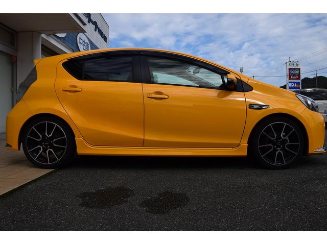 アクア G G’s ワンオーナー 純正ナビ バックカメラ フルセグTV G,z17インチアルミホイール ETC オートライト フォグランプ スマートキー&プッシュスタート(8枚目)