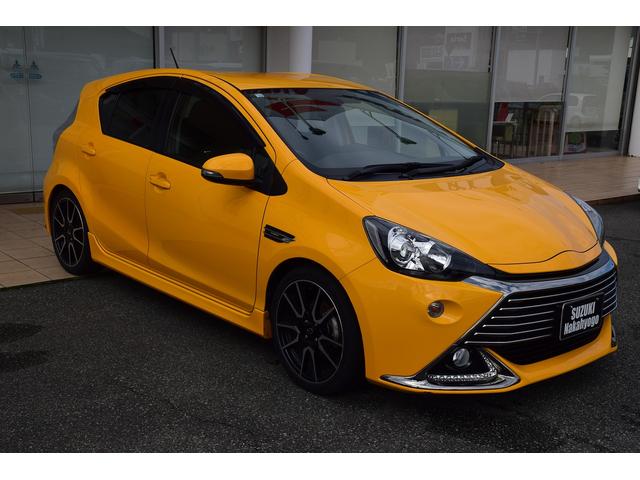 アクア G G’s ワンオーナー 純正ナビ バックカメラ フルセグTV G,z17インチアルミホイール ETC オートライト フォグランプ スマートキー&プッシュスタート(32枚目)