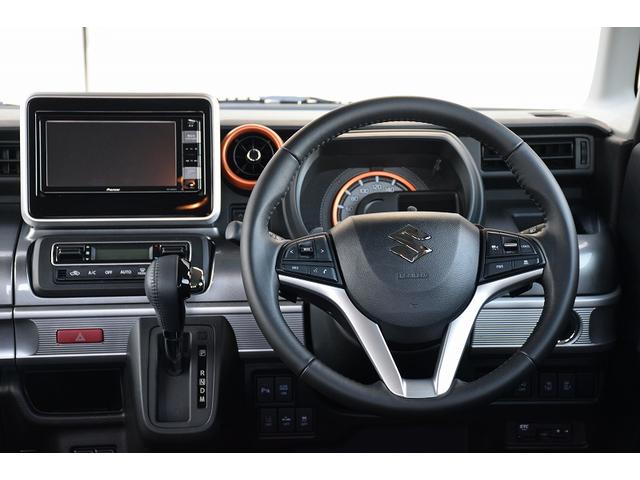 スペーシアギア ハイブリッドＸＺ　ターボ　４ＷＤ　純正ナビ　フルセグＴＶ　ＣＤ＆ＤＶＤ＆ＢＴ　全方位カメラＰＫＧ　両側パワースライドドア　ＥＴＣ　シートヒーター　前後ドライブレコーダー　デュアルカメラブレーキサポート　オートライト（14枚目）