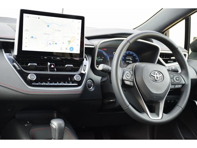 カローラスポーツ ハイブリッドG Z メーカーナビ パノラミックビューモニター ドライブレコーダー ETC2.0 電動パーキング シートヒーター レーダークルーズ LEDヘッドライト オートライト トヨタセーフティーセンス 18インチAW(12枚目)