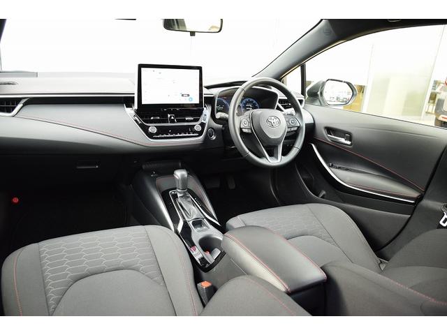 カローラスポーツ ハイブリッドG Z メーカーナビ パノラミックビューモニター ドライブレコーダー ETC2.0 電動パーキング シートヒーター レーダークルーズ LEDヘッドライト オートライト トヨタセーフティーセンス 18インチAW(13枚目)