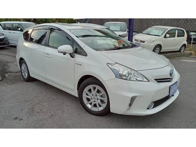 プリウスアルファ Ｓ　純正８型ＳＤ地デジナビ　Ｂｌｕｅｔｏｏｔｈ　全方位カメラ　バックカメラ　ＥＴＣ　ドライブレコーダー　ＦＯＧランプ　スマートキーｘ２　プッシュスタート（2枚目）