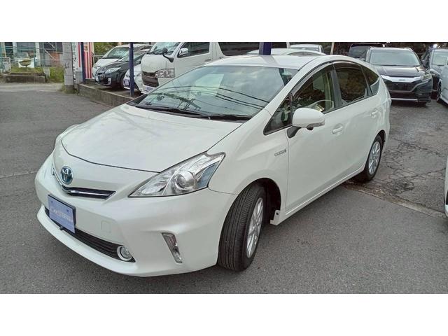 プリウスアルファ Ｓ　純正８型ＳＤ地デジナビ　Ｂｌｕｅｔｏｏｔｈ　全方位カメラ　バックカメラ　ＥＴＣ　ドライブレコーダー　ＦＯＧランプ　スマートキーｘ２　プッシュスタート（6枚目）