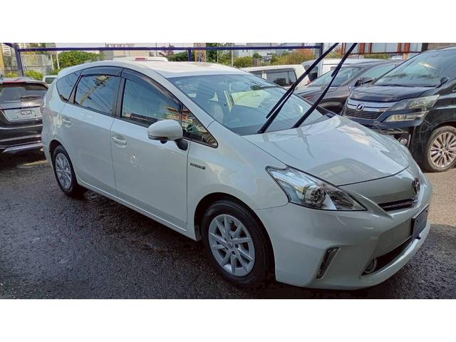 プリウスアルファ Ｓ　純正８型ＳＤ地デジナビ　Ｂｌｕｅｔｏｏｔｈ　全方位カメラ　バックカメラ　ＥＴＣ　ドライブレコーダー　ＦＯＧランプ　スマートキーｘ２　プッシュスタート（10枚目）