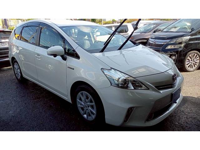 プリウスアルファ Ｓ　純正８型ＳＤ地デジナビ　Ｂｌｕｅｔｏｏｔｈ　全方位カメラ　バックカメラ　ＥＴＣ　ドライブレコーダー　ＦＯＧランプ　スマートキーｘ２　プッシュスタート（11枚目）