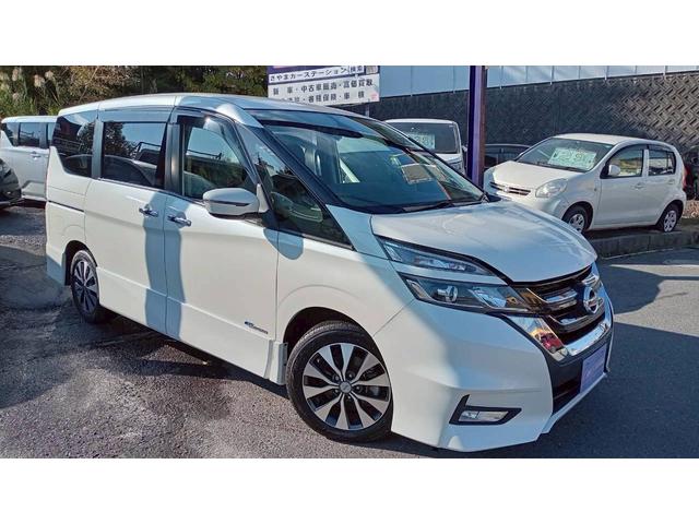 セレナ ハイウェイスターＧ　純正９型ＳＤナビ　両側電動スライドドア　ケンウッド製ルームミラー型前後ドラレコ　後席モニター　クルーズコントロール　プッシュスタート　ＥＴＣ　ＡＣ１００Ｖ　ＨＤＭＩ／ＵＳＢポート　ミラーリング対応（2枚目）