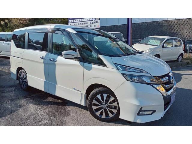 セレナ ハイウェイスターＧ　純正９型ＳＤナビ　両側電動スライドドア　ケンウッド製ルームミラー型前後ドラレコ　後席モニター　クルーズコントロール　プッシュスタート　ＥＴＣ　ＡＣ１００Ｖ　ＨＤＭＩ／ＵＳＢポート　ミラーリング対応（4枚目）