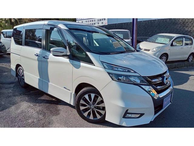 セレナ ハイウェイスターＧ　純正９型ＳＤナビ　両側電動スライドドア　ケンウッド製ルームミラー型前後ドラレコ　後席モニター　クルーズコントロール　プッシュスタート　ＥＴＣ　ＡＣ１００Ｖ　ＨＤＭＩ／ＵＳＢポート　ミラーリング対応（5枚目）