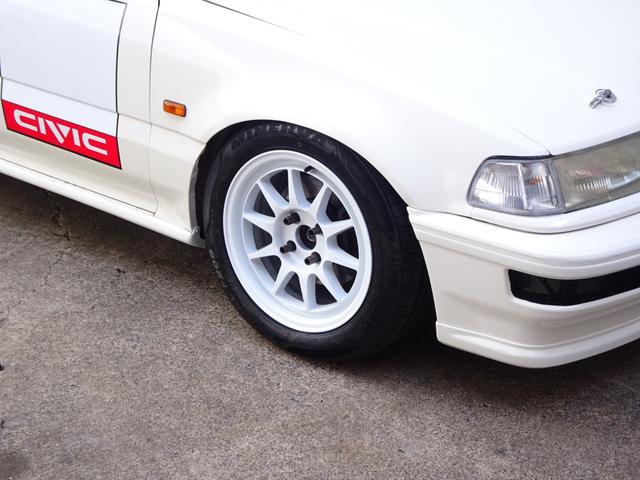 SiRII グランド B16A-VTEC カーツ1.5ウェイLSD 強化クラッチ バーディークラブSPEC2ストレートマフラー 7Pロールバー マインズECU ゼロファイターRabaul15インチ(8枚目)