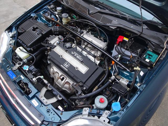 シビックフェリオ ＳｉＩＩ　Ｂ１６Ａ　ＶＴＥＣ　１オーナー　修復歴無　ゼロファイターストレートマフラー　ゼロファイターＳＰＥＣＬ車高調　ゼロファイターＺＥＫＥ１５インチＡＷ　１７ＨＥＸ鍛造ナット　ゼロファイターウレタンリップ（10枚目）