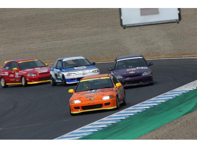 シビック ＳｉＲ　鈴鹿クラブマンレース★もてぎチャンピオンカップレース元５３号車★２０２１年鈴鹿クラブマンシリーズチャンピオン★ＪＡＦ戦Ｎ１規定★ボディフルスポット溶接★無限貫通改ロールバー★ゼロファイターＮ１車高調（8枚目）