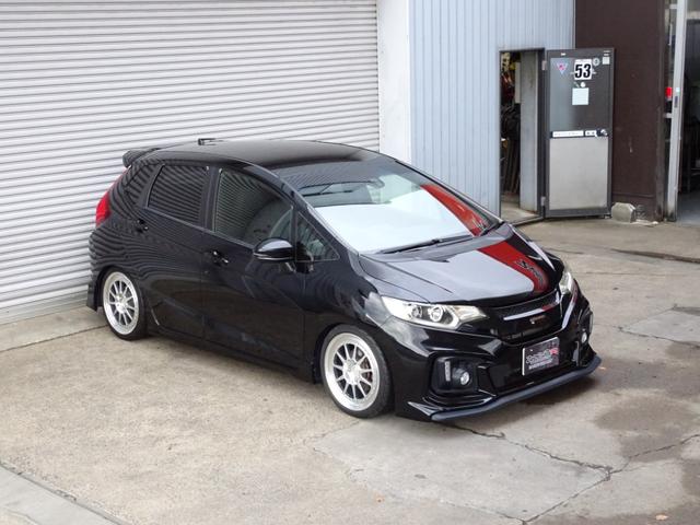 フィット RS iVTEC★6MT★1オーナー★バラマンディELEVEN16インチAW★ゼロファイターストレートマフラー★テインFLEXZ車高調★無限エアロ★無限グリル★ETC★ケンウッドナビTV★バックカメラ(2枚目)