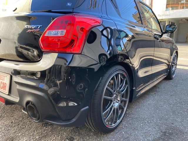 スイフトスポーツ ベースグレード　走行距離無制限１年保証付　ローダウン　社外マフラー　６速マニュアル車　ナビ　ＴＶ　バックカメラ　スマートキー　ＥＴＣ　社外１８インチアルミホイール（27枚目）
