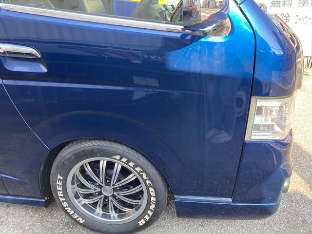 ハイエースバン 　走行距離無制限１年保証付　新品ナビ　ＴＶ　バックカメラ　新品前後ドライブレコーダー付デジタルインナーミラー　ＥＴＣ　ローダウン　社外１７インチアルミホイール（24枚目）