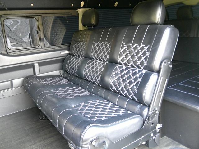 ハイエースワゴン GL 2700cc ガソリン パワースライドドア バックカメラ レボシート ベッドキット 18インチアルミ ユーザー様買い取り車両 1オーナー(34枚目)