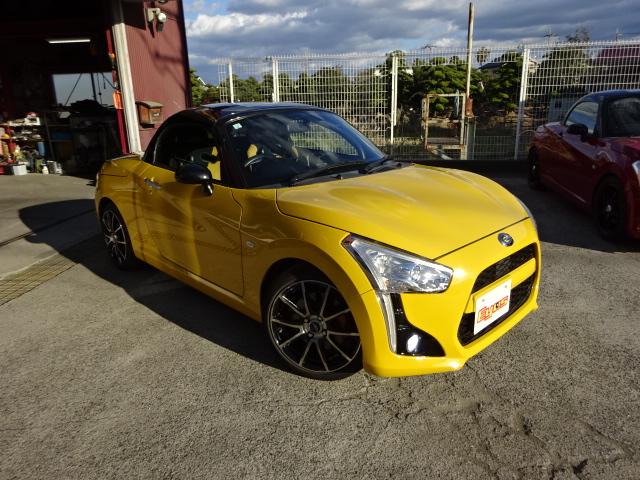 コペン ローブ ブラックインテリアパック/フルセグメモリーナビ/バケットシート/4輪ブレーキキャリパー/フルチタンマフラー/車高調/社外ECU/社外ラジエター/社外オイルクーラー/ロールケージ/オートルーフキット(3枚目)